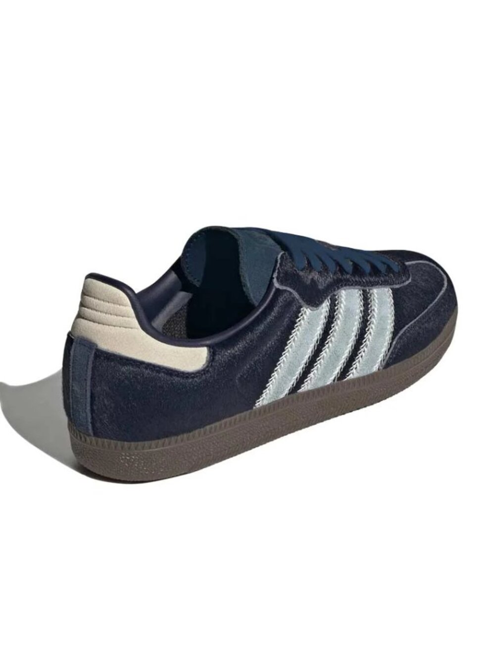 Adidas Samba Pony Hair Night Indigo JS3934 Shoes Mens US Size 10 NEW - Picture 13 of 15